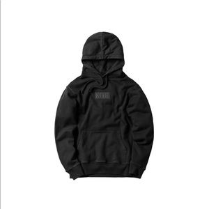 kith triple black hoodie